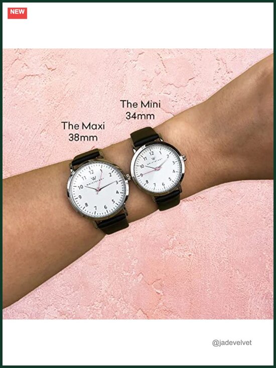Women\'s 38mm Analog Leather Strap Watch with Second Hand - Easy to Read main image 4